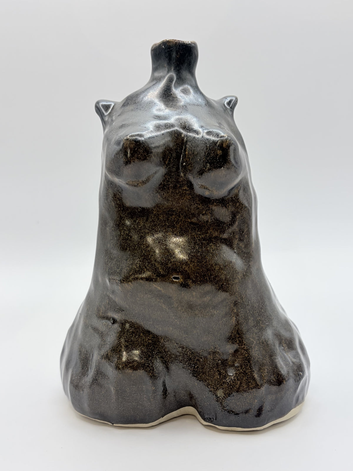 Dame skulptur - brun stor