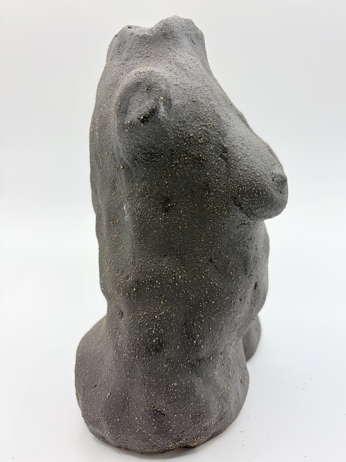 Dame skulptur - sort stor