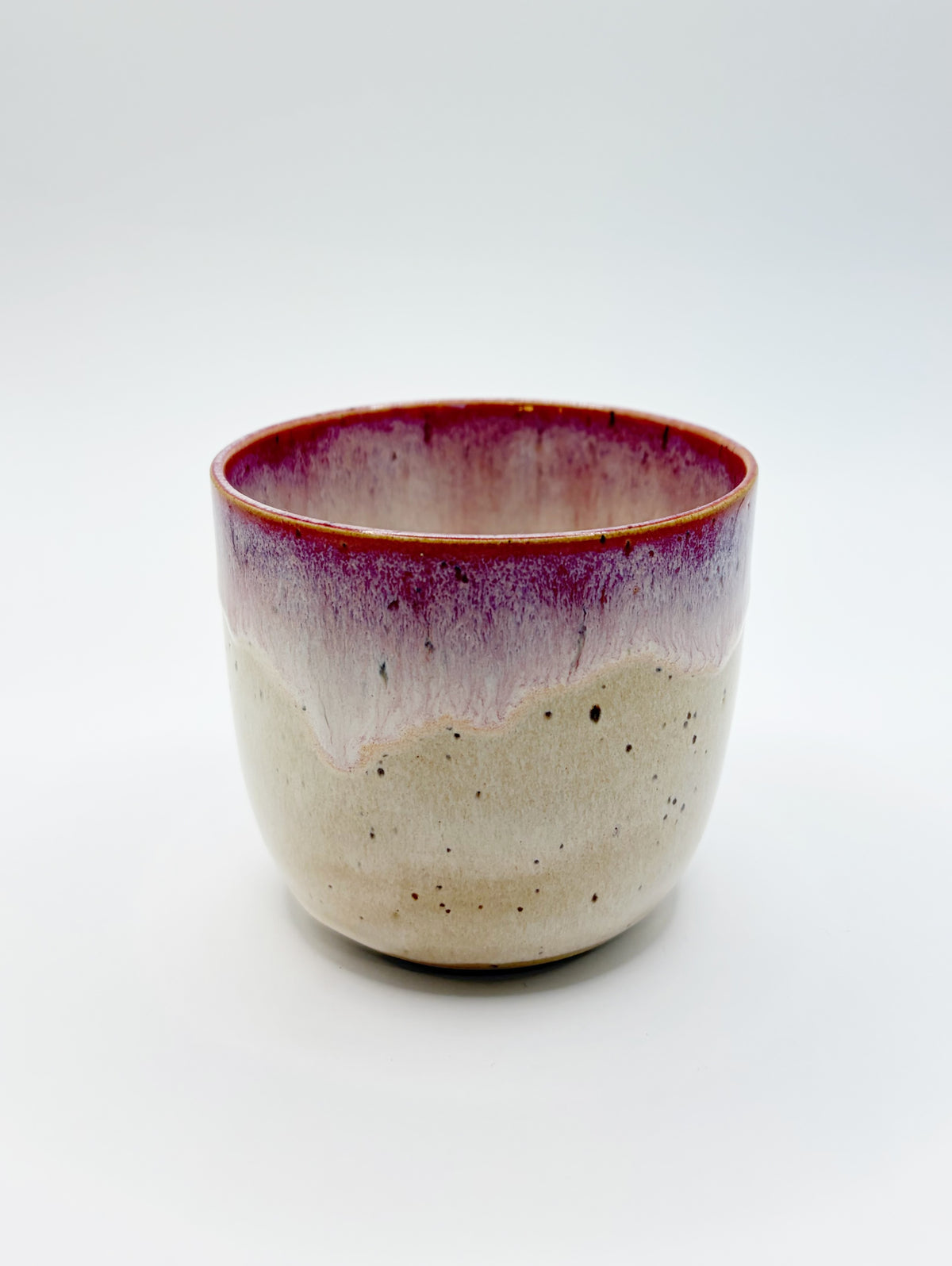 Flat white kop - sand/pink