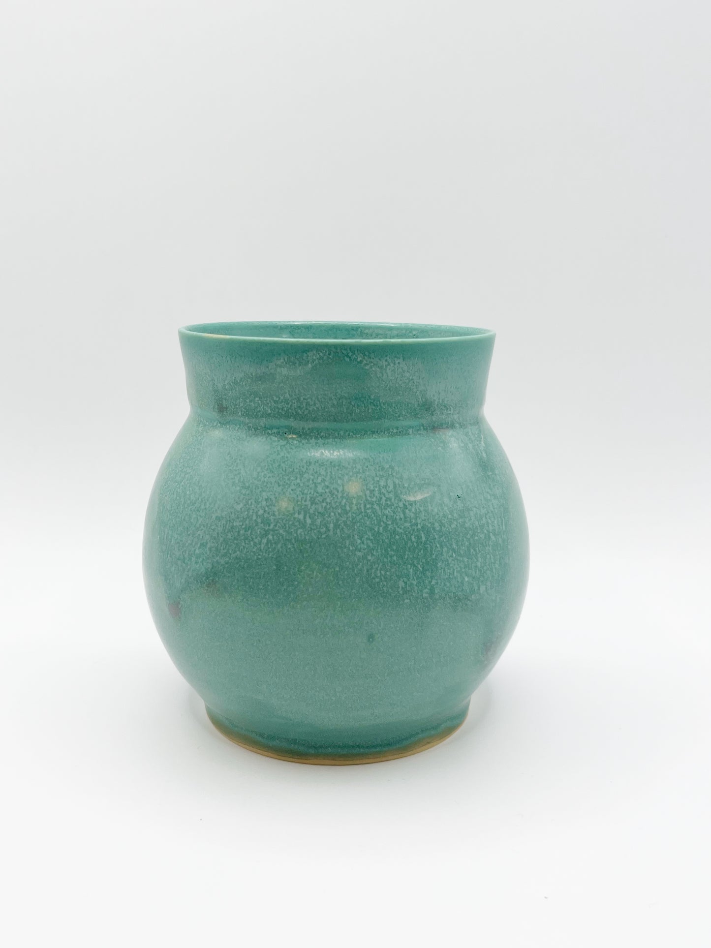 Keramik vase - grøn